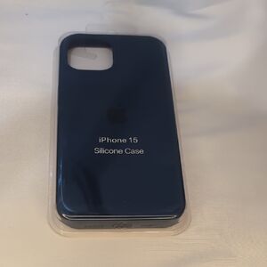 Apple iPhone 15 Silicone Case - Deep Blue
